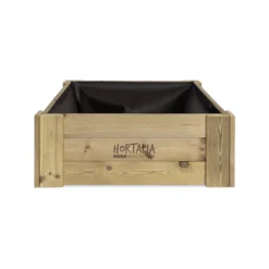 Cajón De Cultivo De Madera Tratada 120x80x30 Cm Box L30 Hortalia