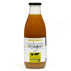Caldo Huesos de Pollo y Ternera con verduras ecológico Ecolagen 1L