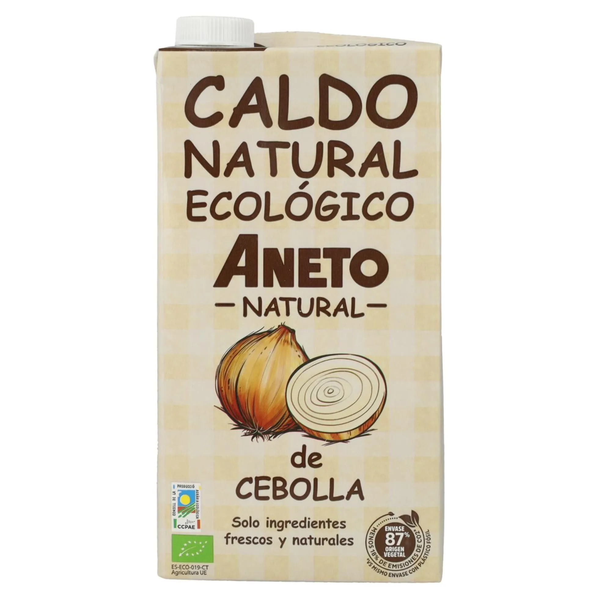 Caldo natural de cebolla ECO Aneto 1L