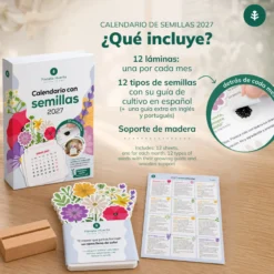 Calendario con Semillas 2027 Planeta Huerto