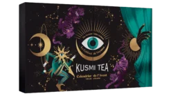 Calendario de Adviento con 20 Tés biológicos, Dos pequeñas cajas metálicas y un Infusor Kusmi Tea