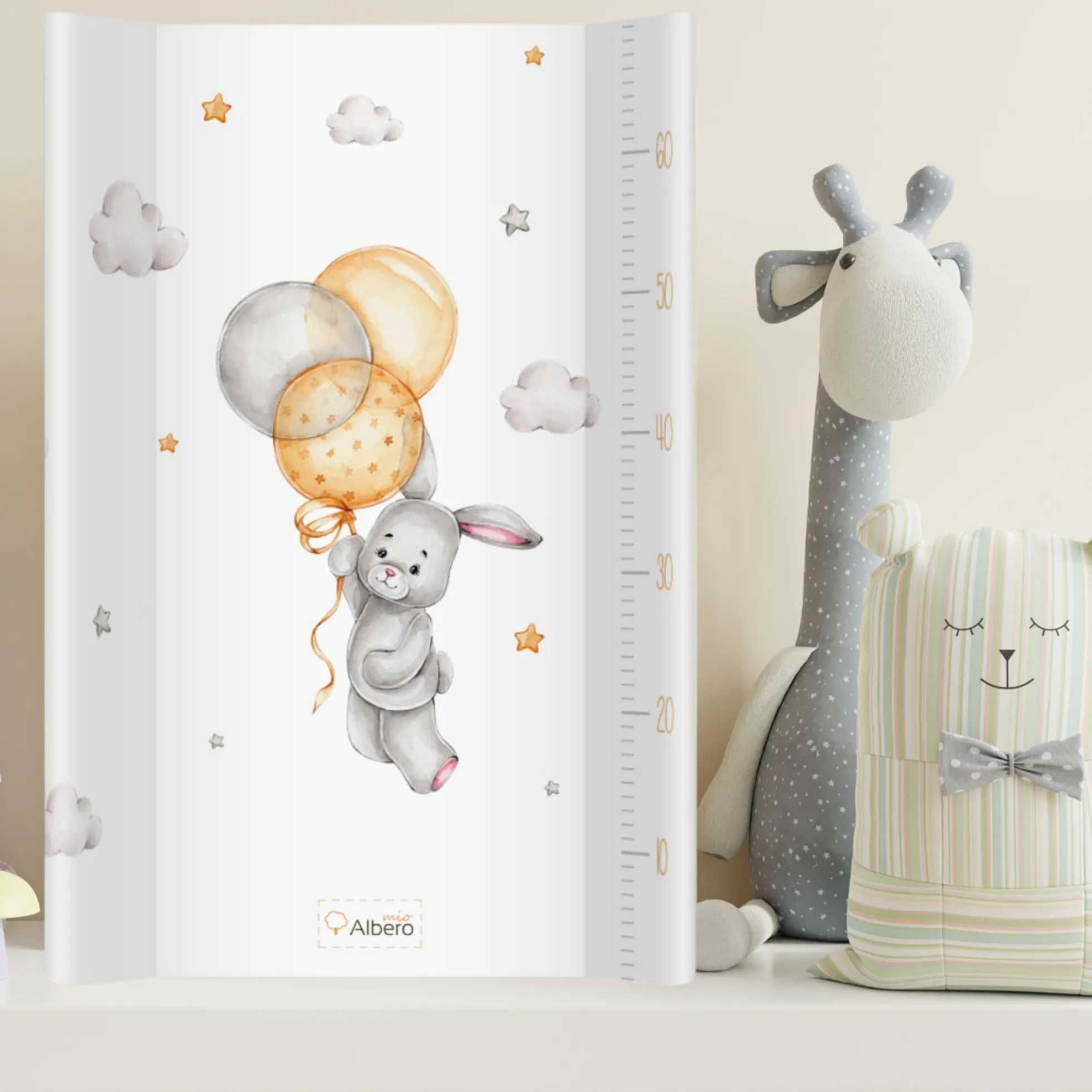 Cambiador Base Blanda Para Cómoda 70x47 Bunny