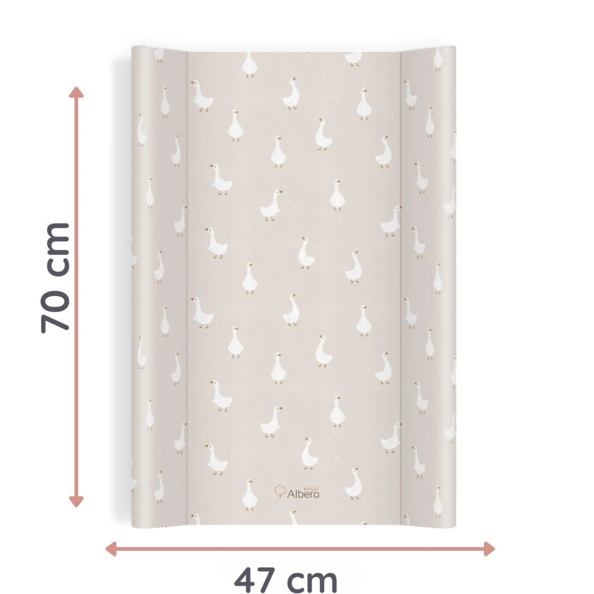 Cambiador Base Blanda Para Cómoda 70x47 Cm Goose