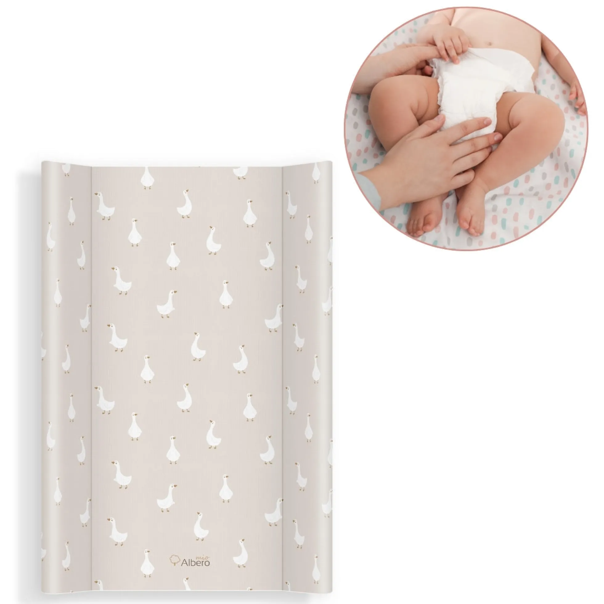 Cambiador Base Blanda Para Cómoda 70x47 Cm Goose