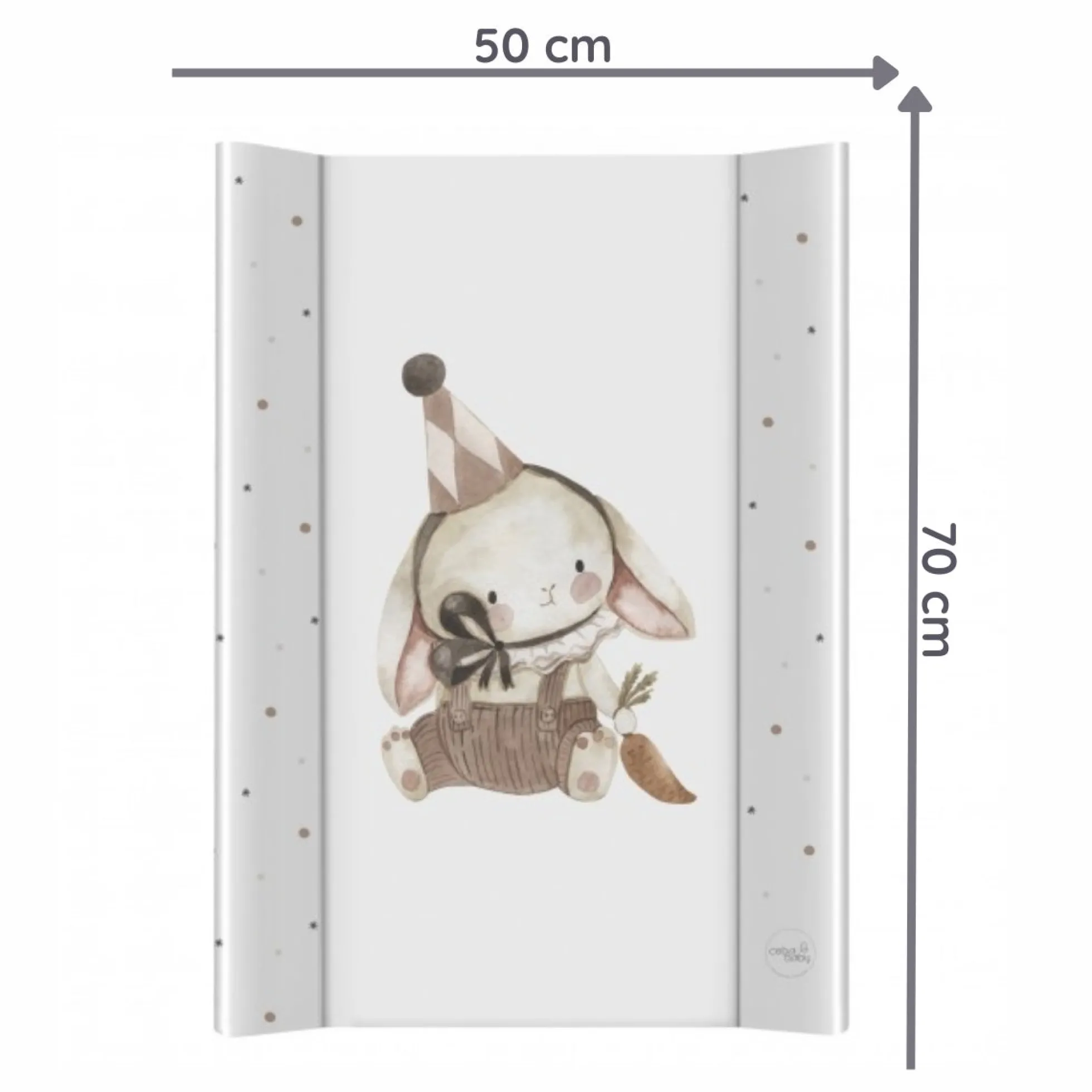 Cambiador Base Rígida Para Cuna Ultra Light Clown Bunny
