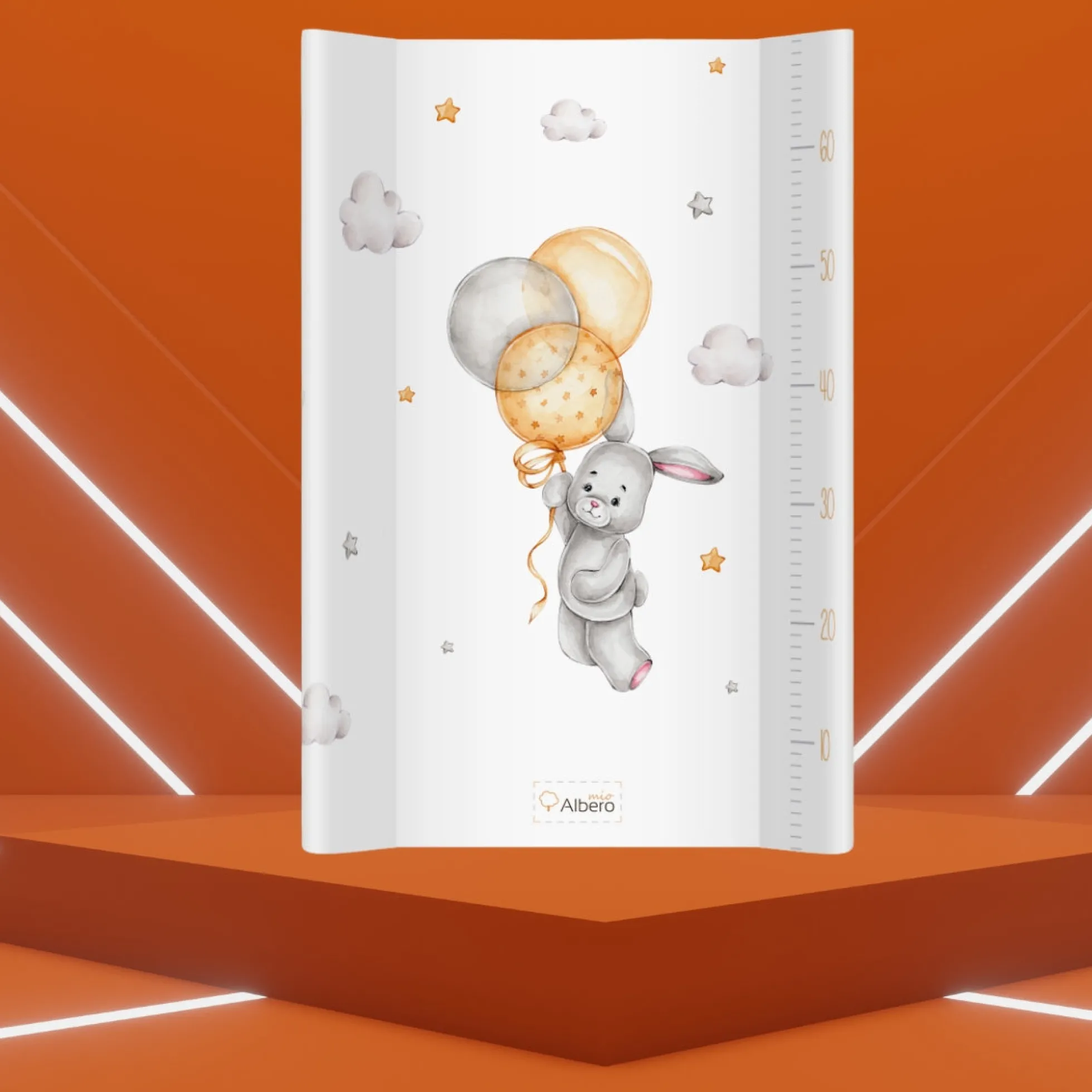 Cambiador Base Rígida Para Cuna 70x47 Bunny