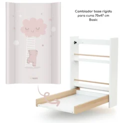 Cambiador Base Rígida Para Cuna 70x47 Bunny