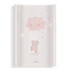 Cambiador Base Rígida Para Cuna 70x47 Nubes Rosa
