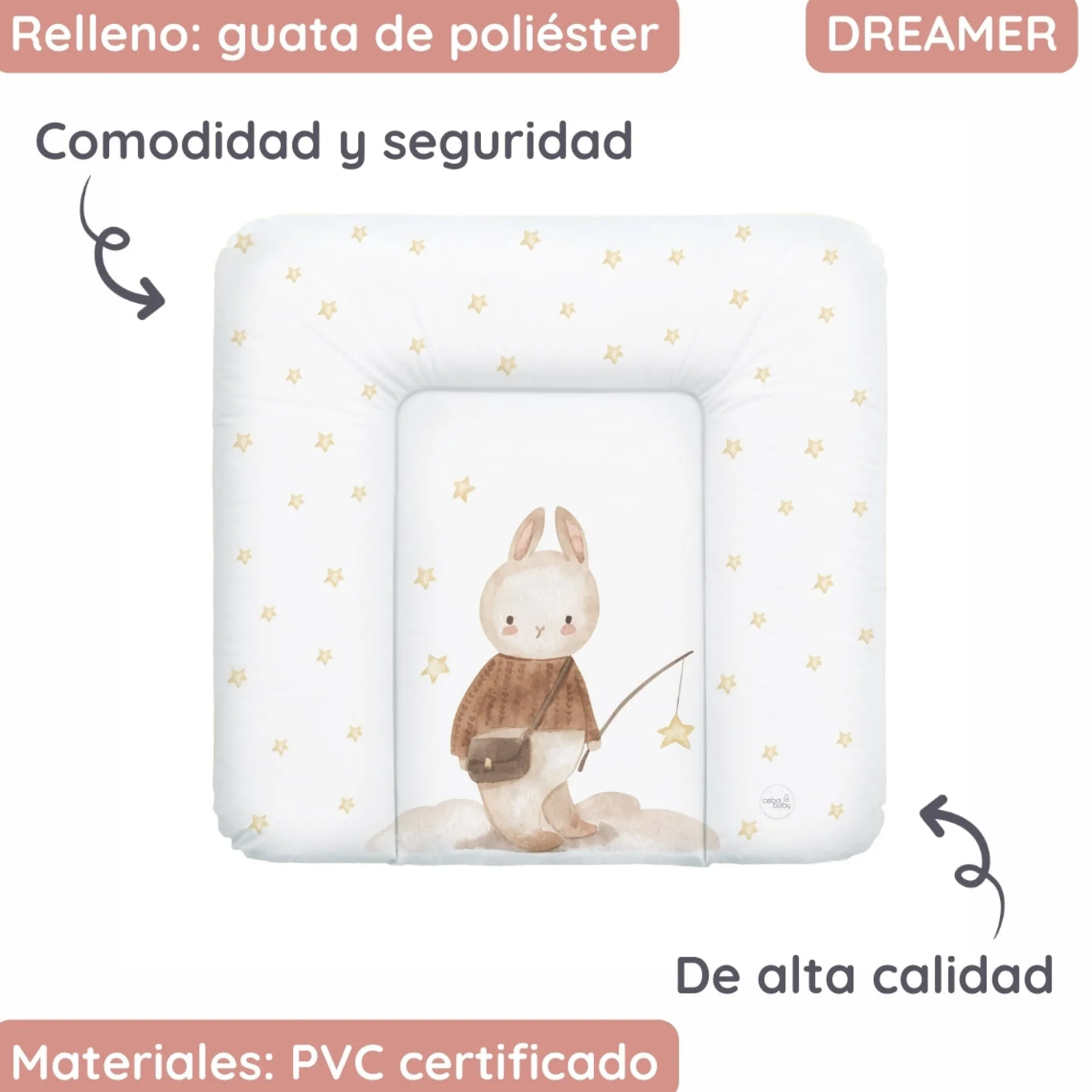 Cambiador Blando Para Comoda T-m Basic Dreamer
