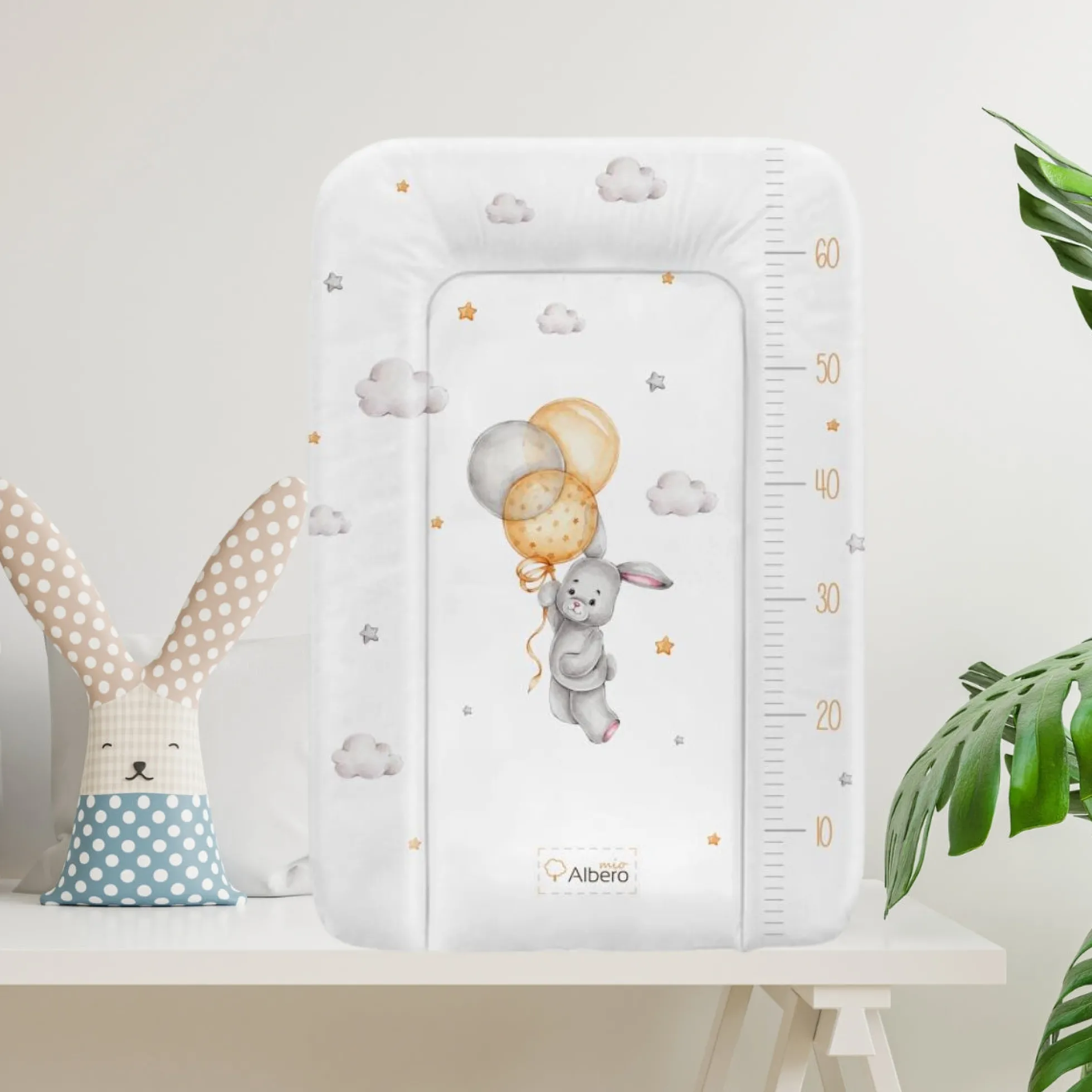Cambiador Blando Para Comoda 70x50 Bunny