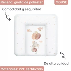 Cambiador Blando Para Comoda T-m Basic Mouse