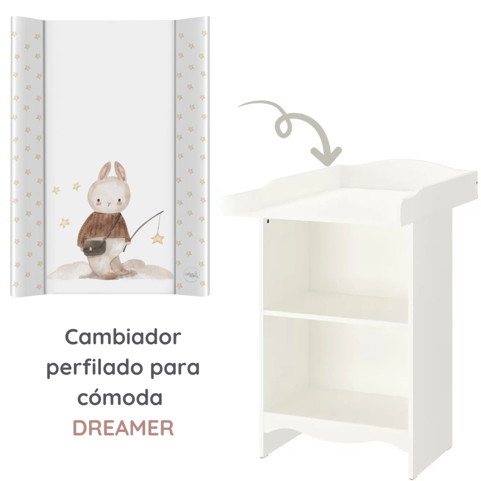 Cambiador Perfilado Para Cómoda Basic Dreamer