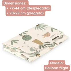 Cambiador Plegable De Viaje Plastificado Balloon Flight