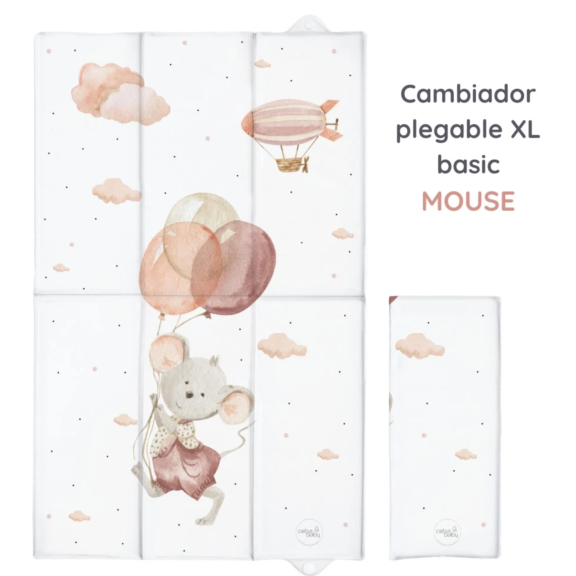Cambiador Plegable Xl Basic Mouse