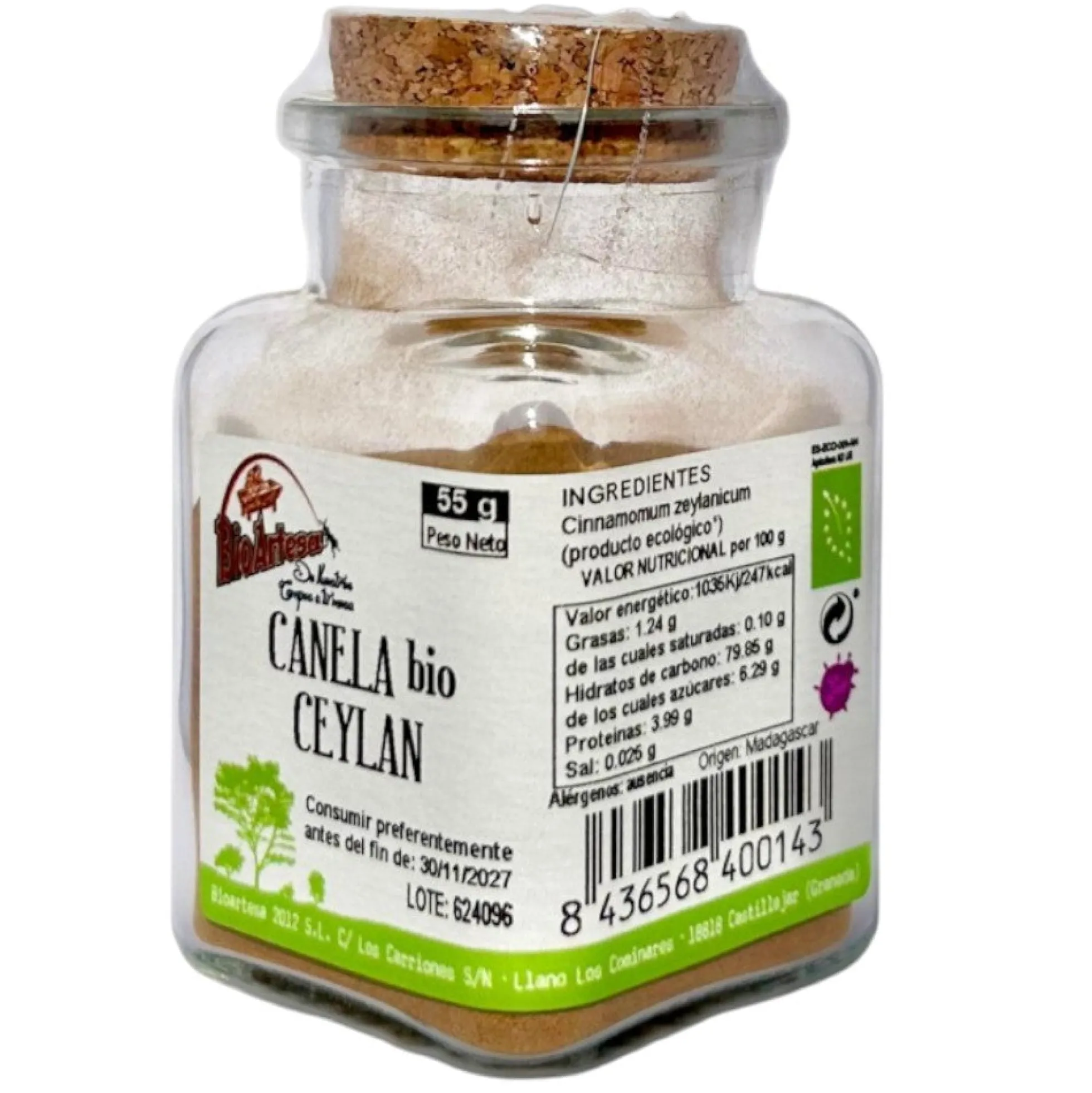 Canela Ceylan Bio 55 Gr