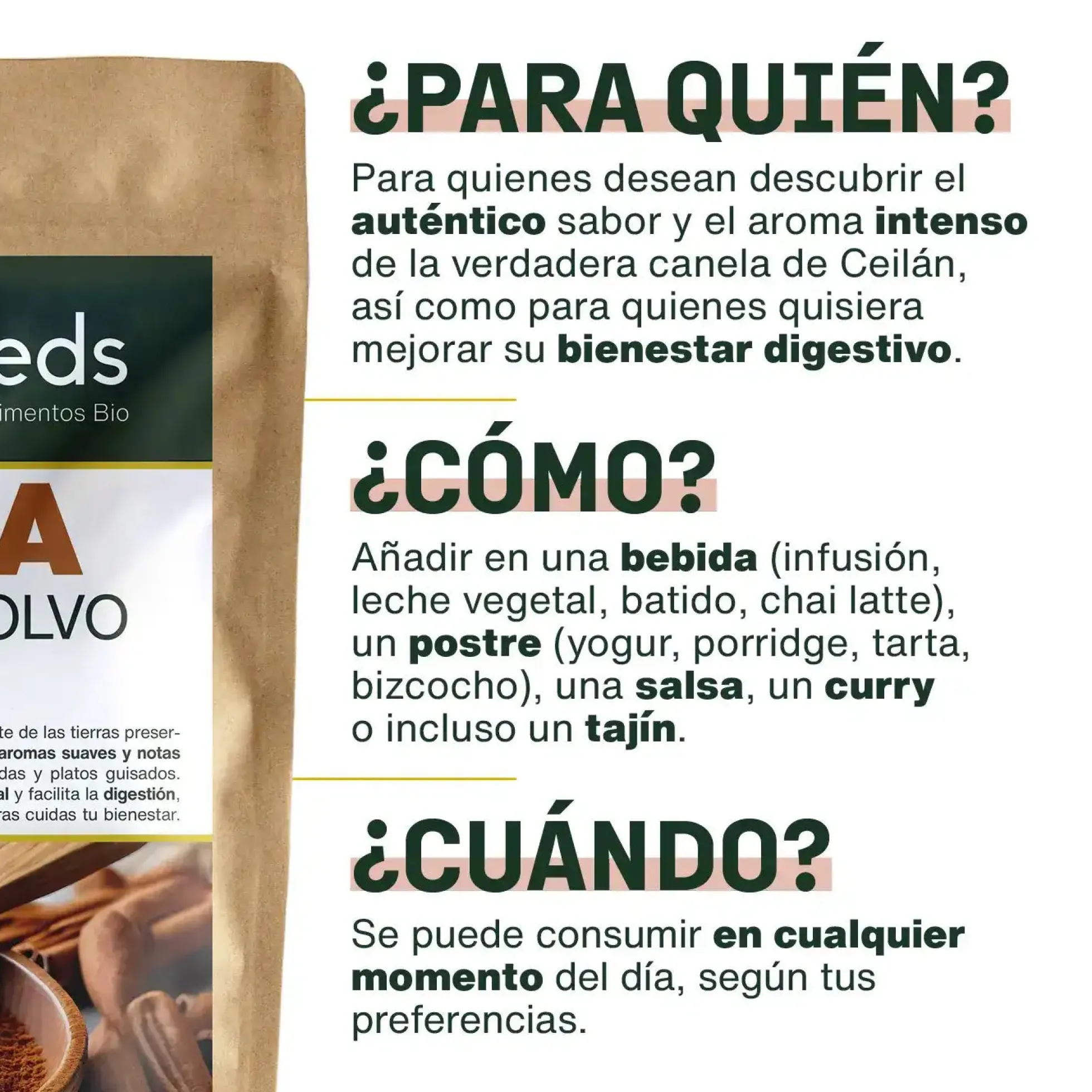 Canela De Ceylán Bio 200g