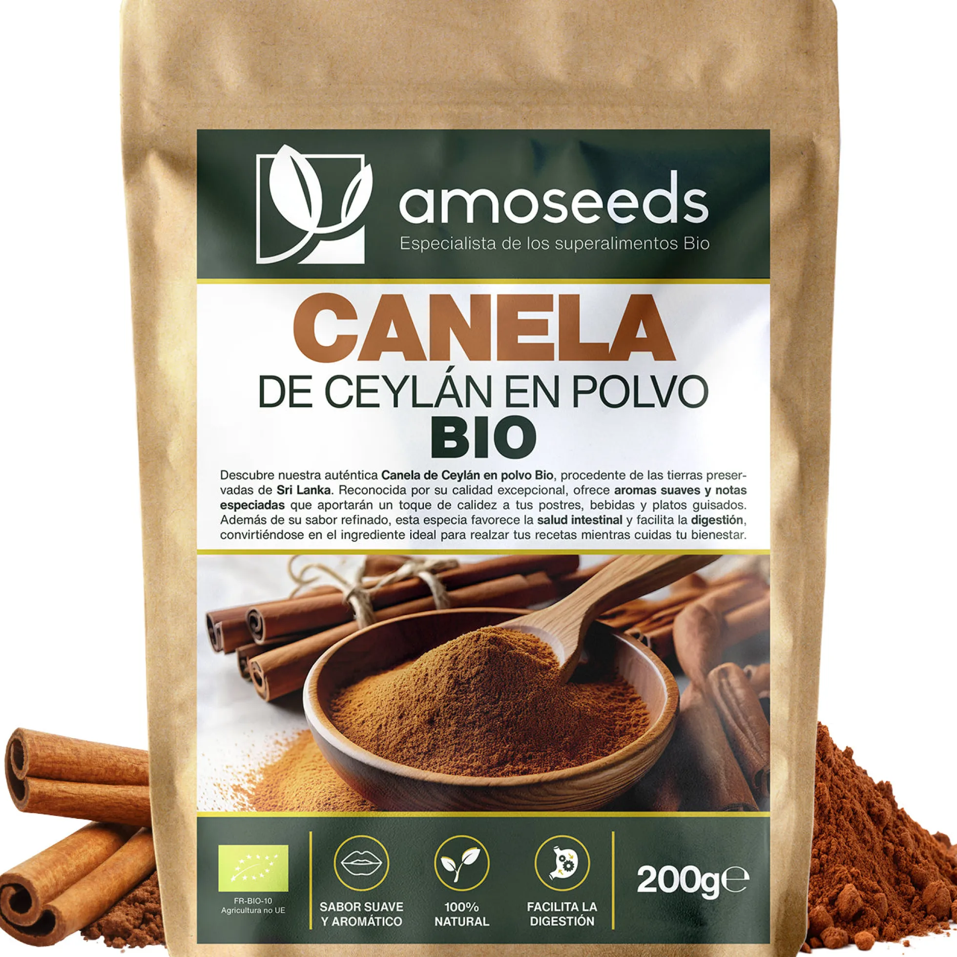 Canela De Ceylán Bio 200g