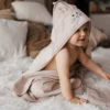 Capa De Baño Bamboo Xl Para Bebés Conejito Beige