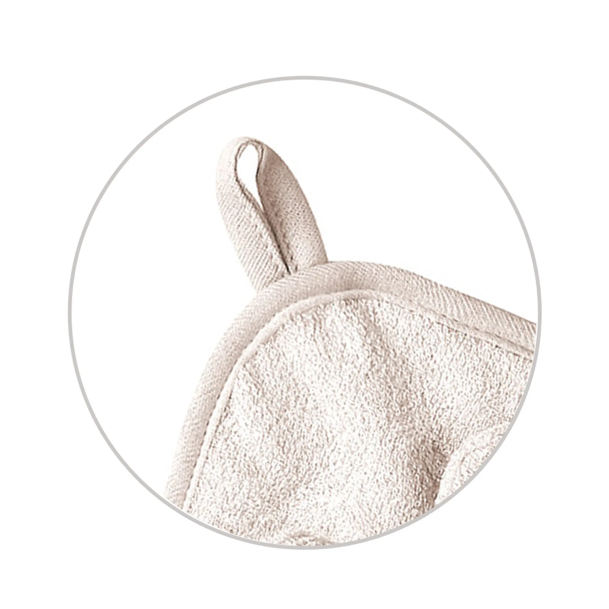 Capa De Baño Bamboo Xl Para Bebés Conejito Beige