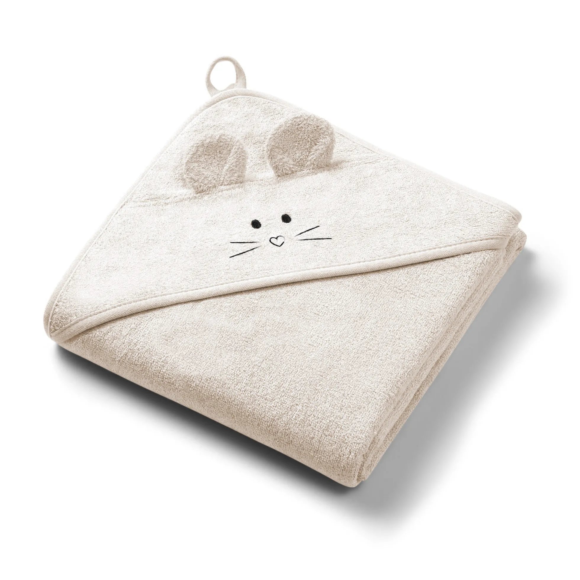 Capa De Baño Bamboo Xl Para Bebés Conejito Beige
