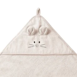 Capa De Baño Bamboo Xl Para Bebés Conejito Beige