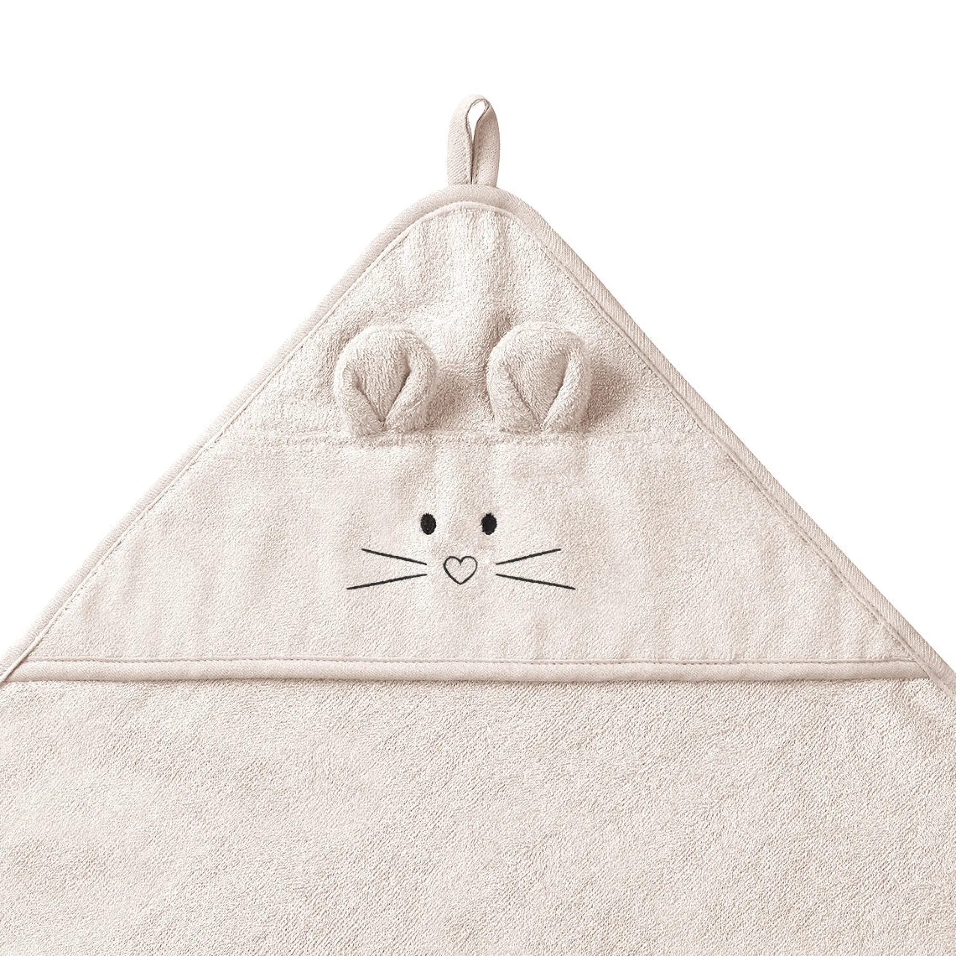 Capa De Baño Bamboo Xl Para Bebés Conejito Beige