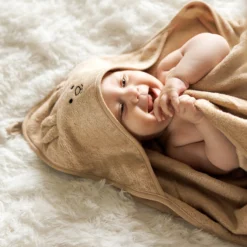 Capa De Baño Bamboo Xl Para Bebés Conejito Canela