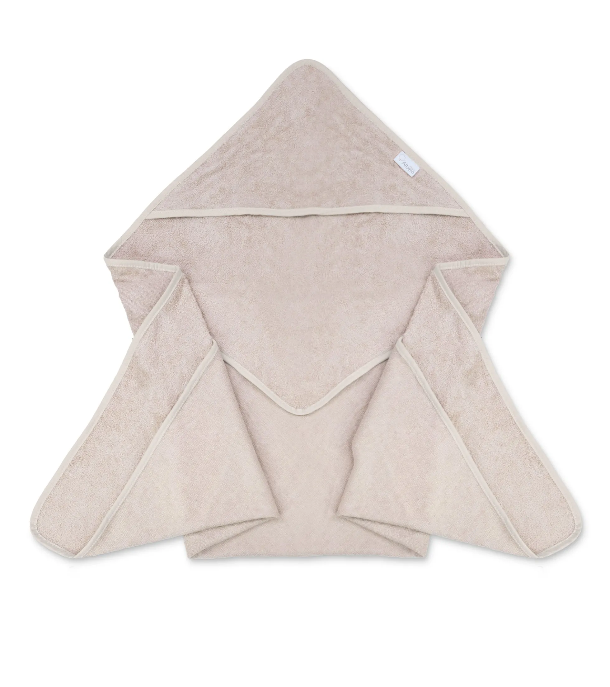 Capa De Baño 90% Rizo Bambú 80x80 Boho Grey