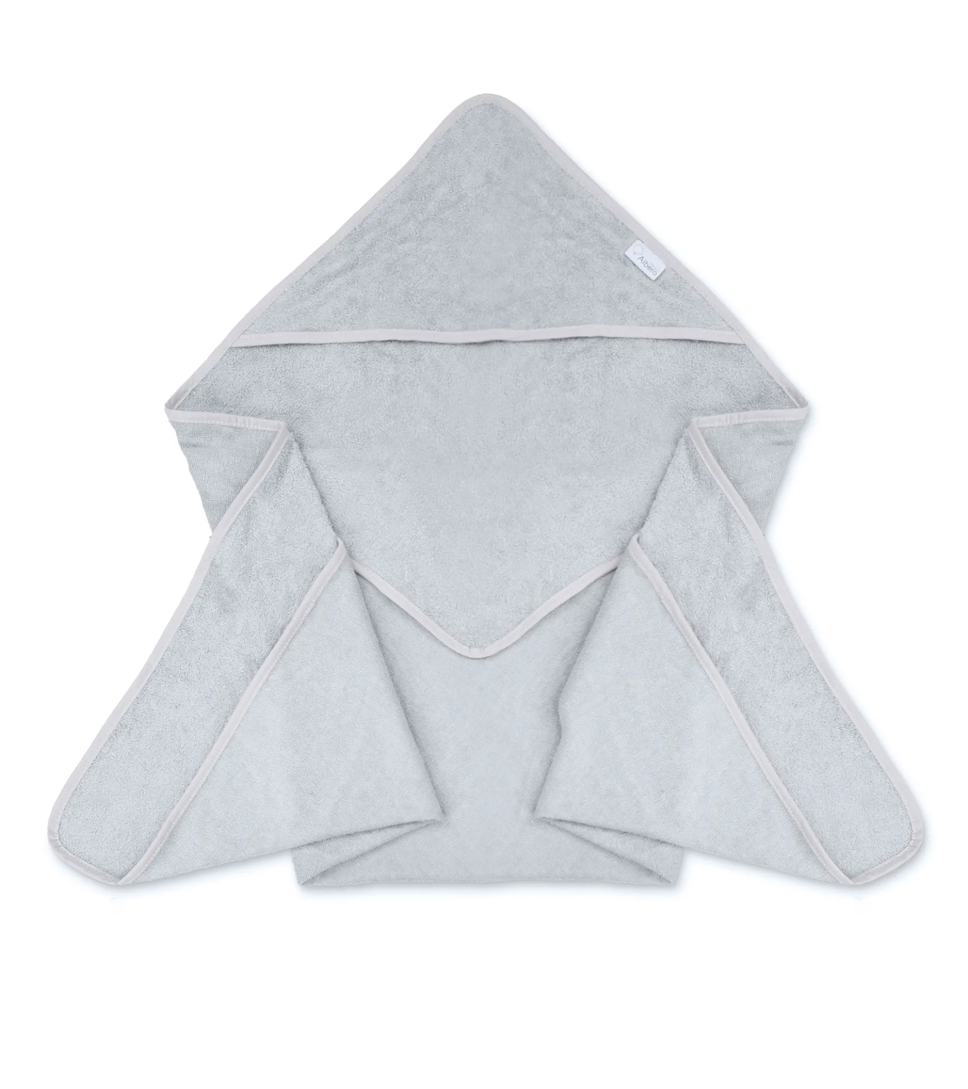 Capa De Baño 90% Rizo Bambú 80x80 Boho Grey