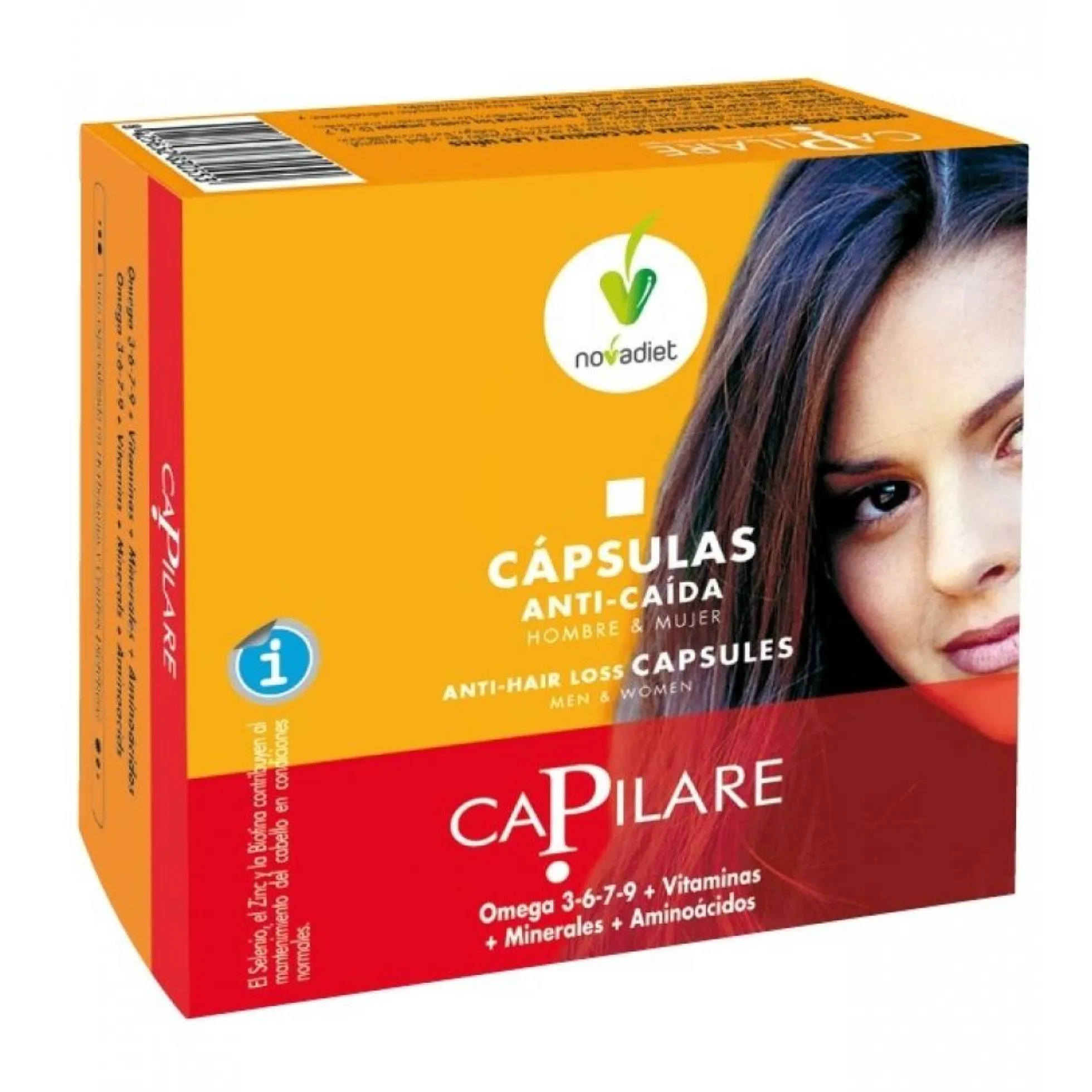 Capilare anticaída capilar Novadiet, 60 cápsulas