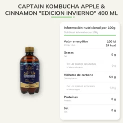 Captain Kombucha Apple & Cinnamon