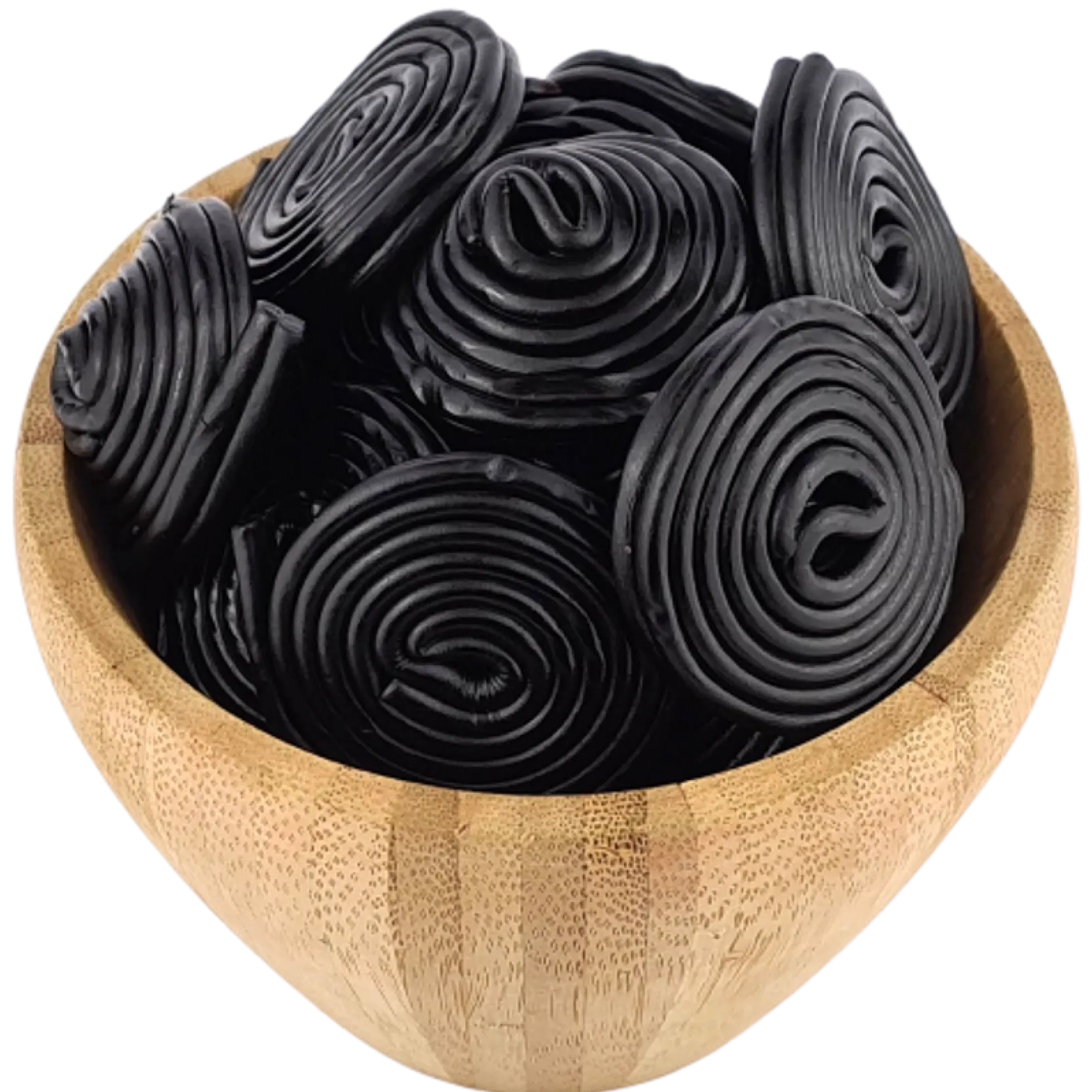 Caramelos Rollitos De Regaliz Bio A Granel 0,25 Kg