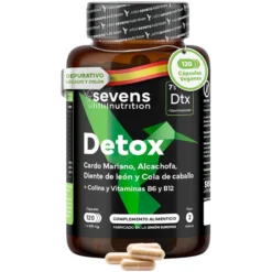 Cardo Mariano Detox Sevens Nutrition 120 cápsulas