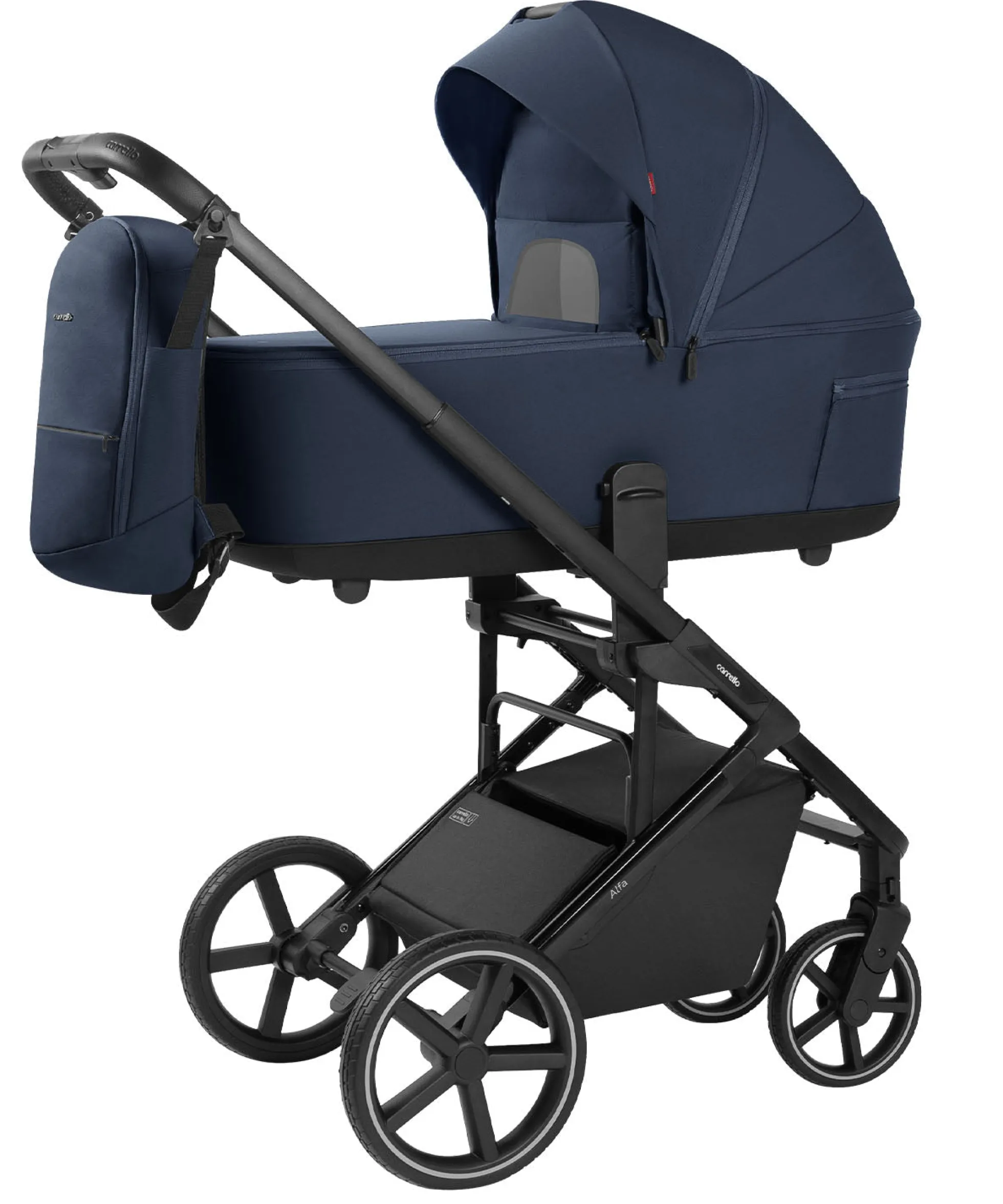 Carrello Alfa Dúo 2 En 1 Cochecito De Bebé Denim Blue