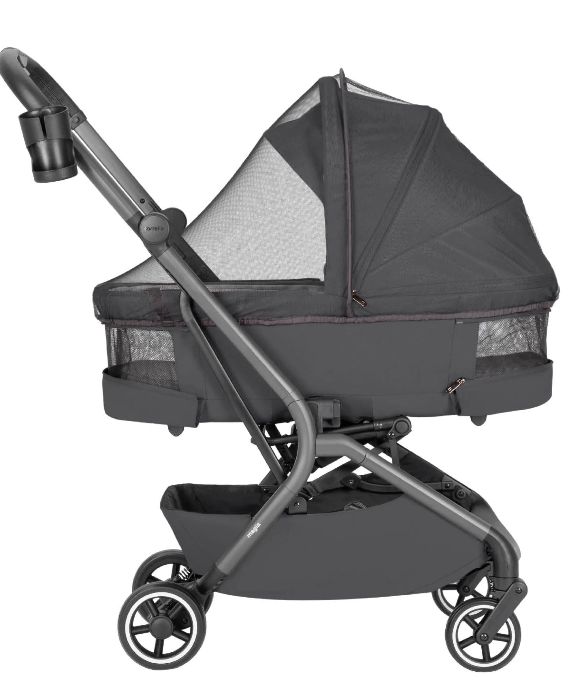 Carrello Carrito De Bebé Magia Dúo 2 En 1 Elm Grey