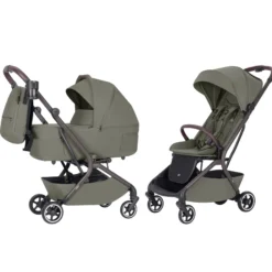 Carrello Carrito De Bebé Magia Dúo 2 En 1 Malted Green