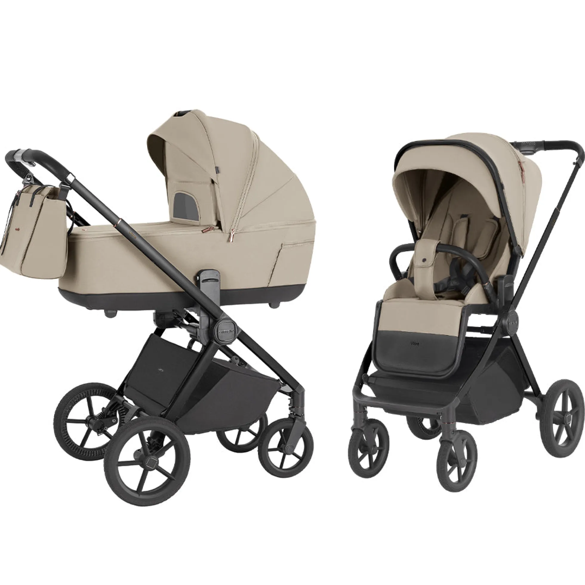 Carrello Carrito De Bebé Ultra Dúo 2 En 1 Maple Beige