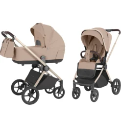 Carrello Carrito De Bebé Ultra Dúo 2 En 1 Floral Beige