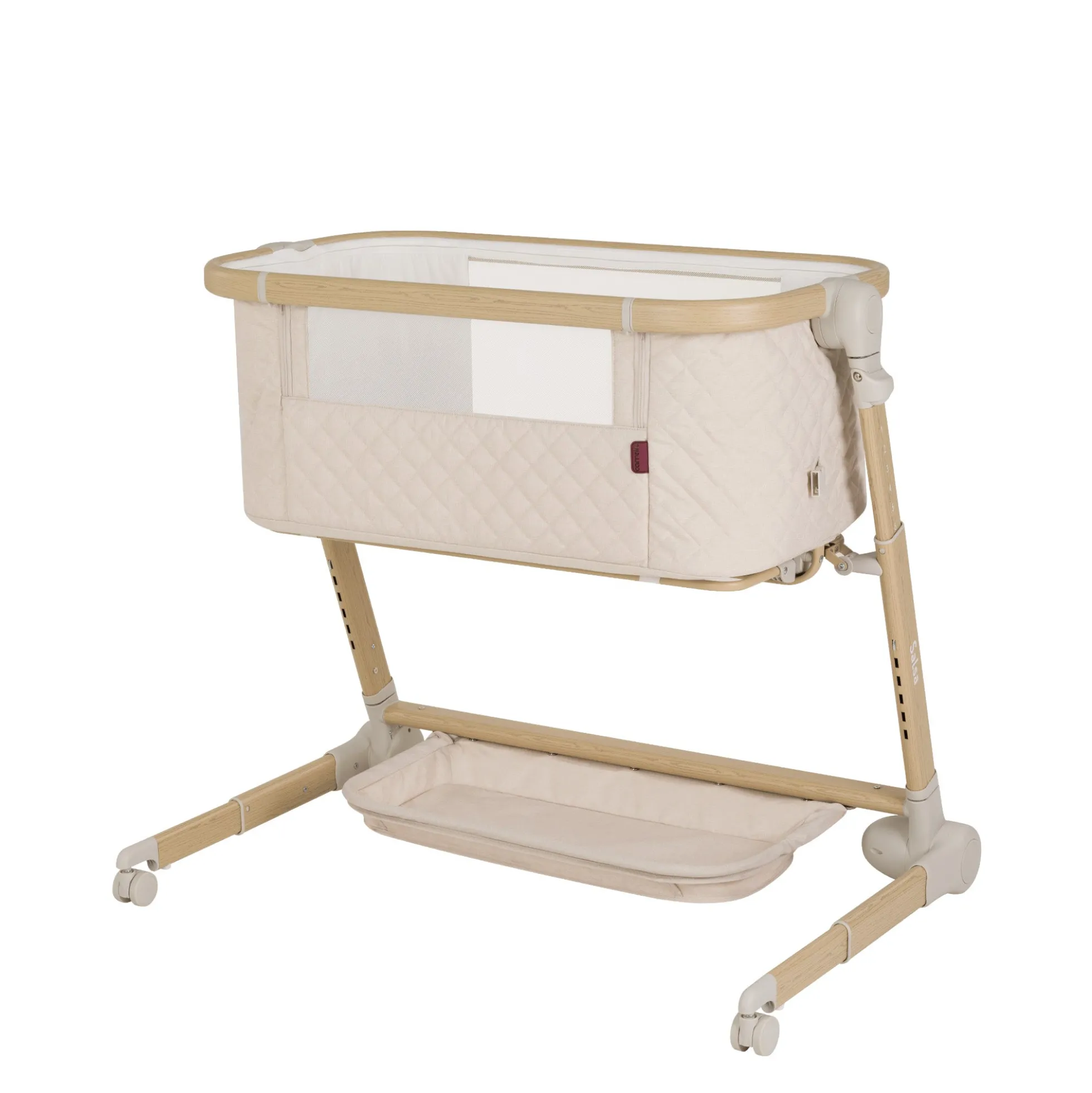 Carrello Minicuna Colecho Para Bebe Salsa Cremio Beige