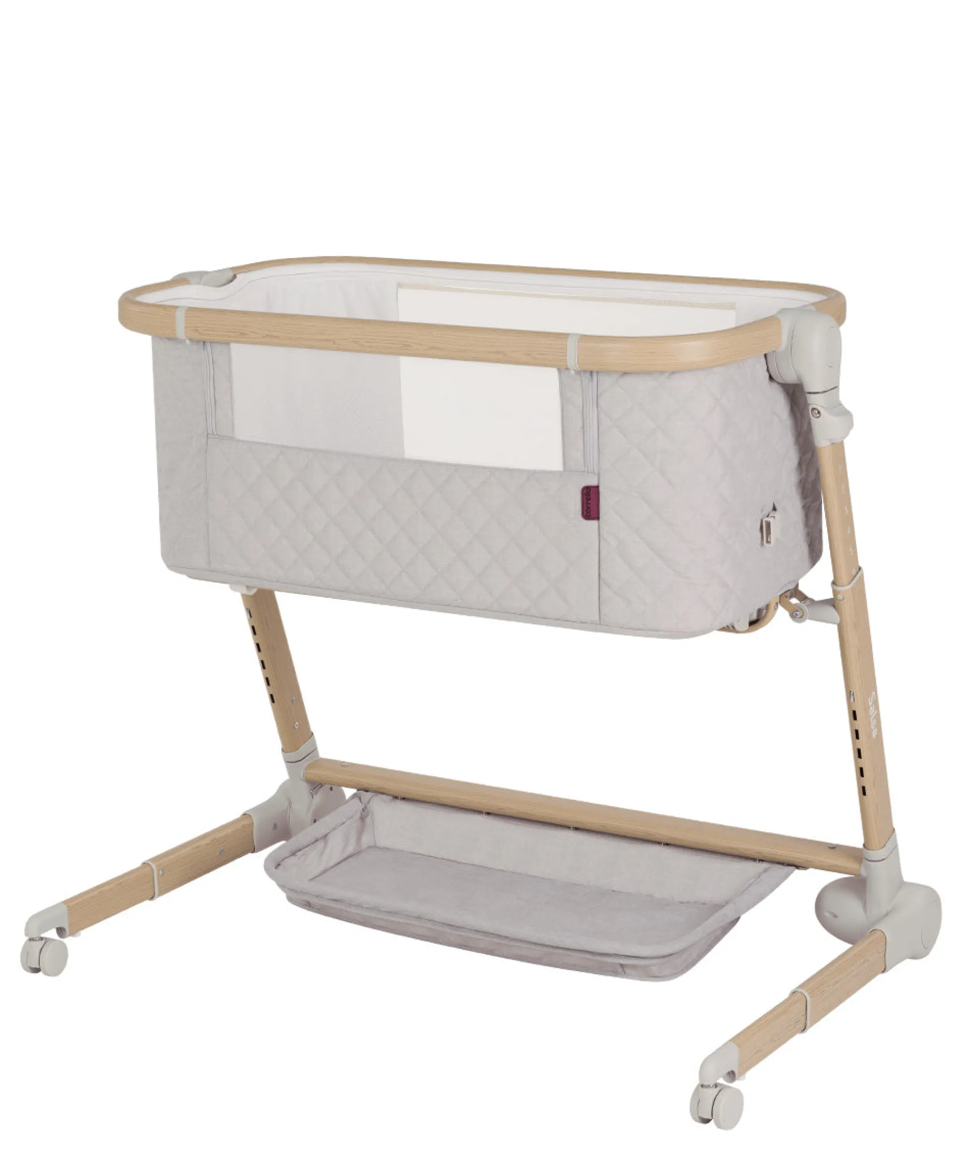 Carrello Minicuna Colecho Para Bebe Salsa Velora Grey