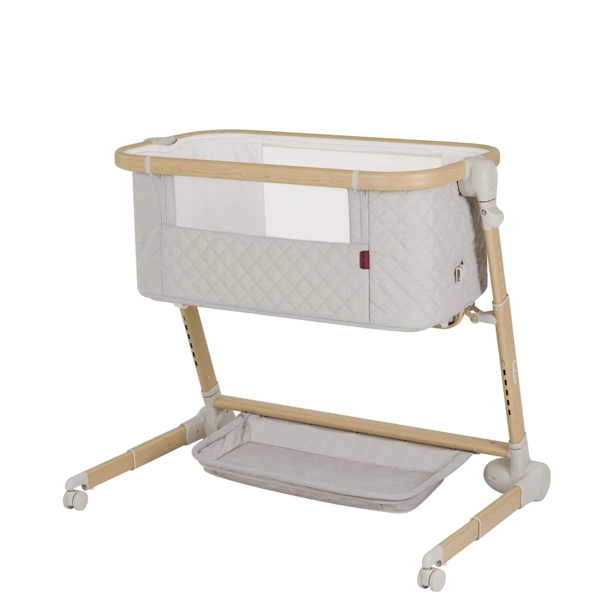 Carrello Minicuna Colecho Para Bebe Salsa Velora Grey