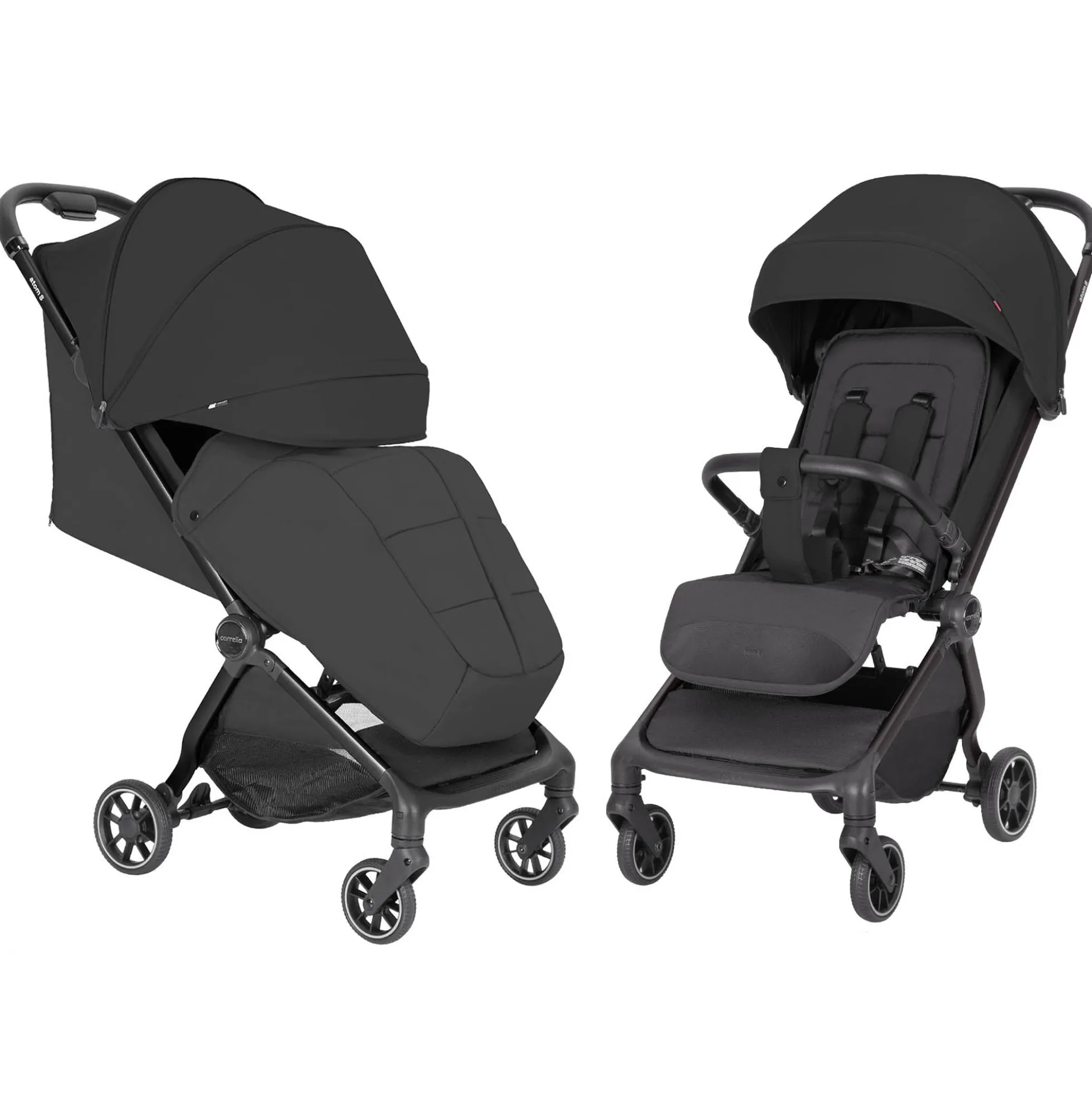 Carrello Silla De Paseo Ligera Atom S Storm Black