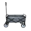 Carretilla De Jardín Plegable Gris Para Jardinería Con Funda Impermeable