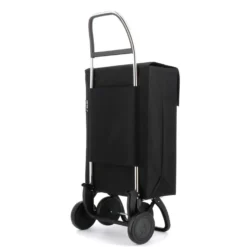 Carro Compra Jean Ln 4 Ruedas Negro