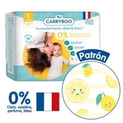 CARRYBOO - Pañales Ecológicos T1 (2-5kg) - Single 27 pañales