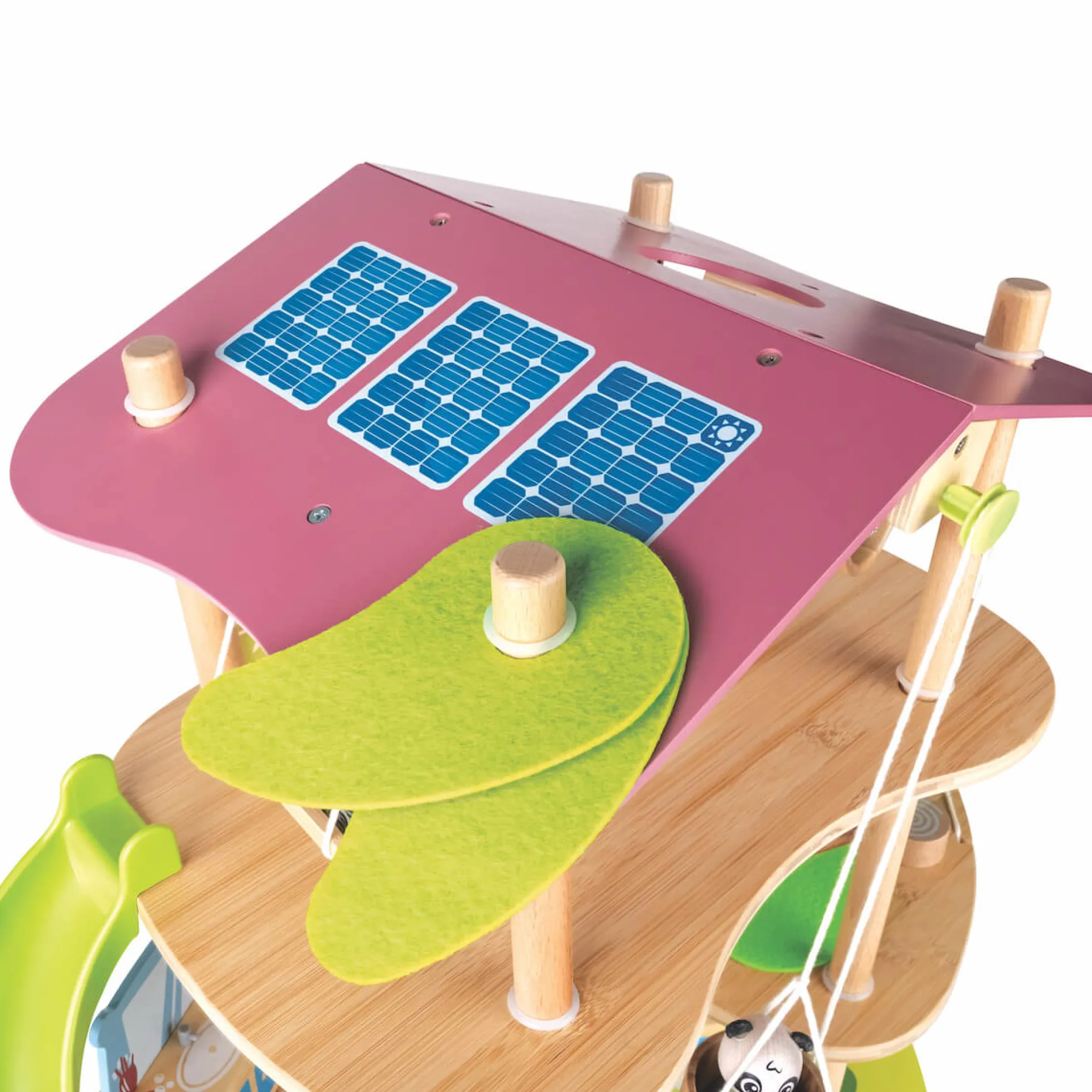Casa Bambú Osos Pandas Green Planet Explorers Hape