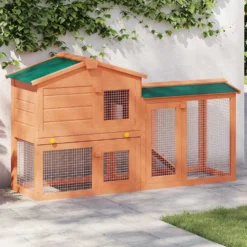Casa De Animales Grande Jaula Conejera De Madera