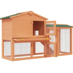 Casa De Animales Grande Jaula Conejera De Madera