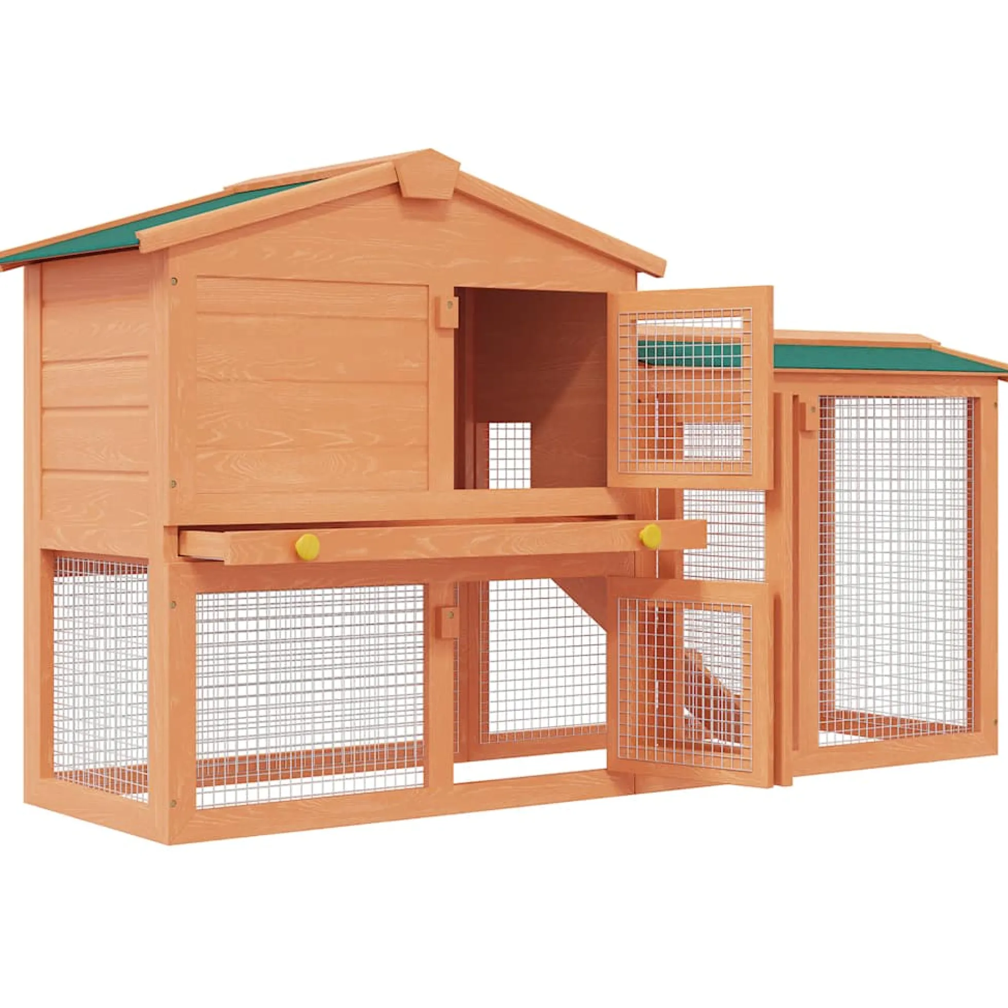 Casa De Animales Grande Jaula Conejera De Madera