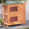 Casa De Animales Pequeños Jaula Conejera 4 Puertas Madera